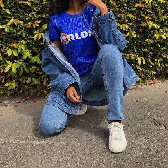 Sequin WORLDNET shirt - Picture 3 of 3